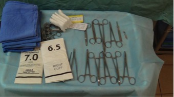 подготовка инструментального стола перед операцией